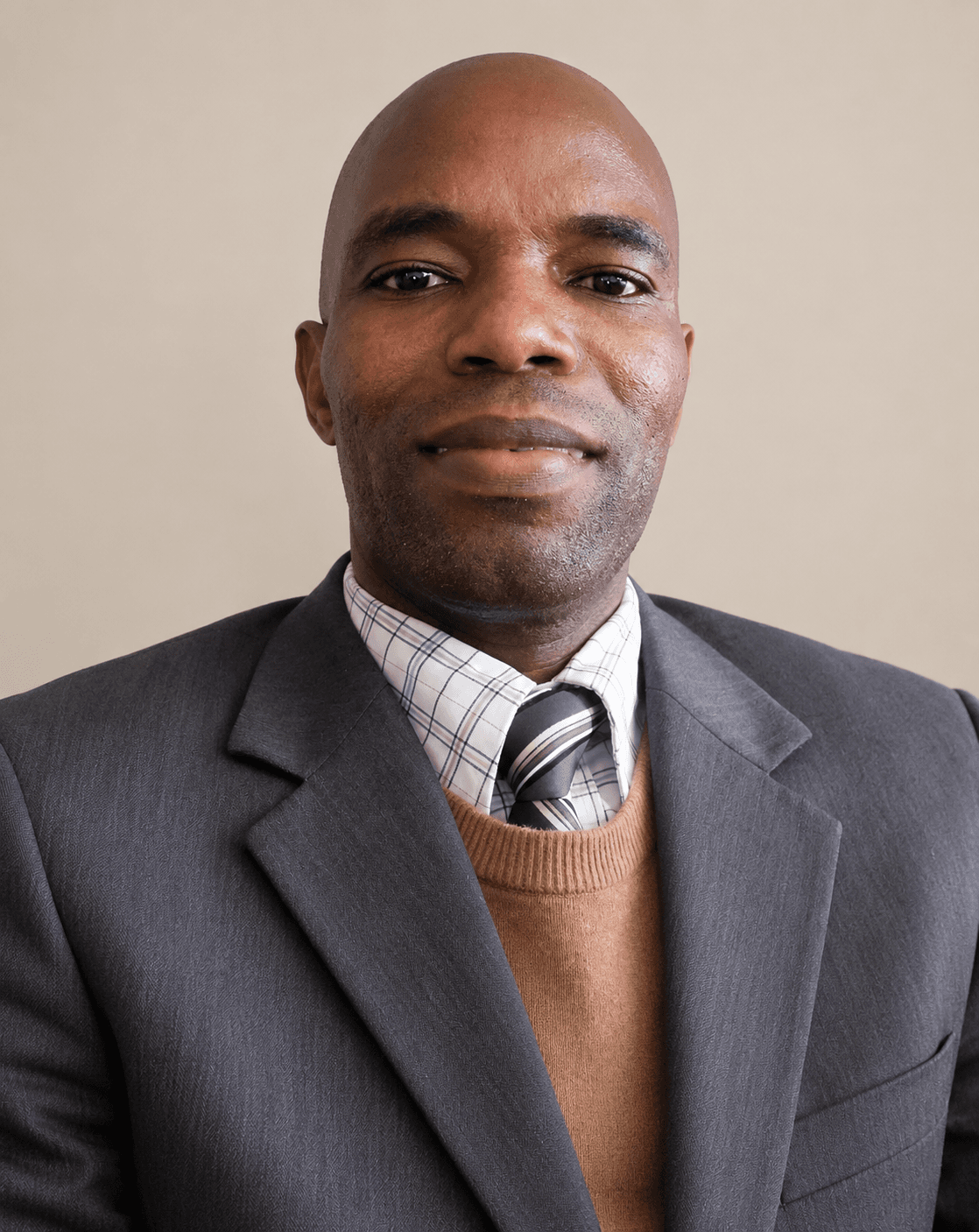 Portrait of Victor Sogaolu, Administrator.